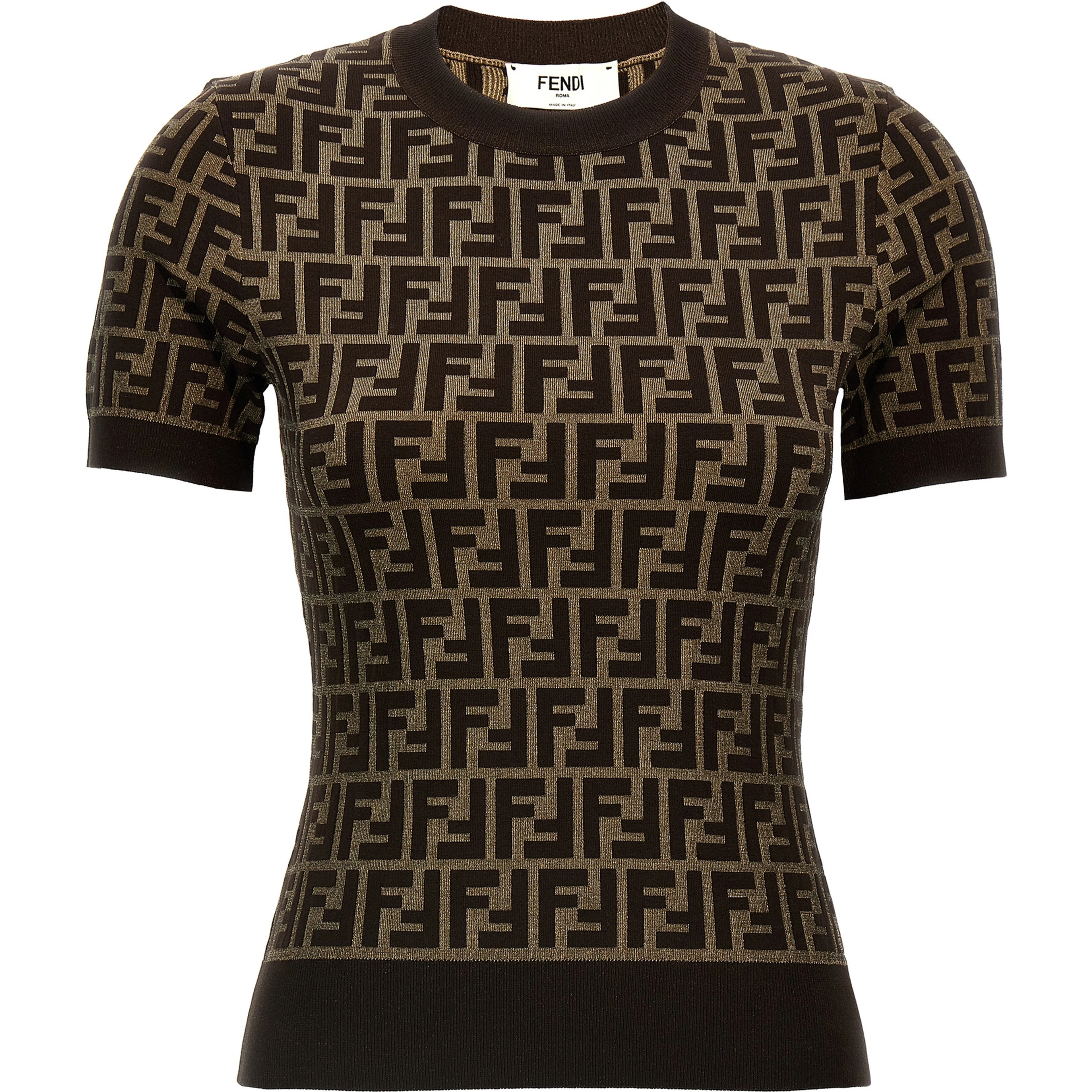 Brown Cotton Cardigan