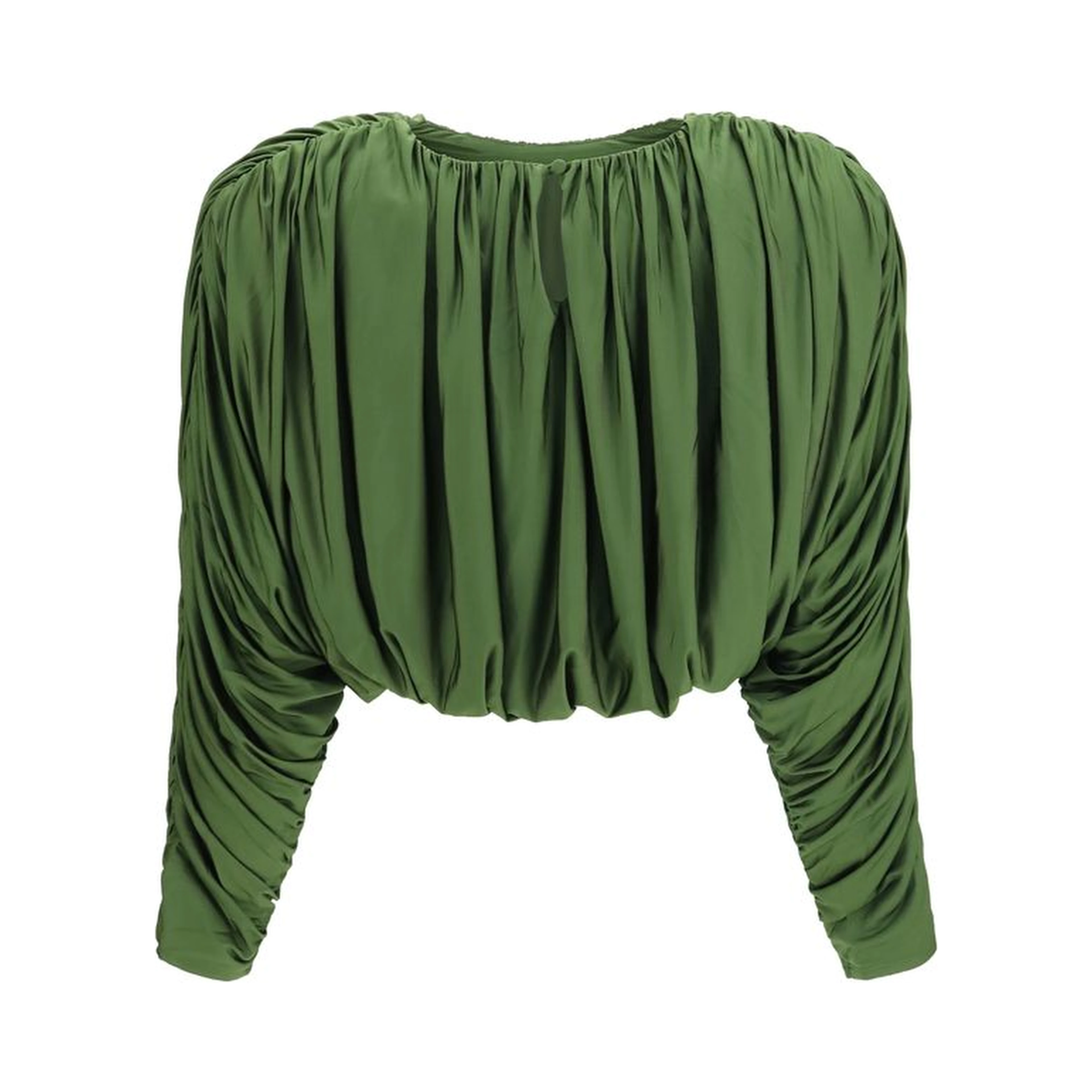 Bicolor Viscose Long Sleeve T-Shirt