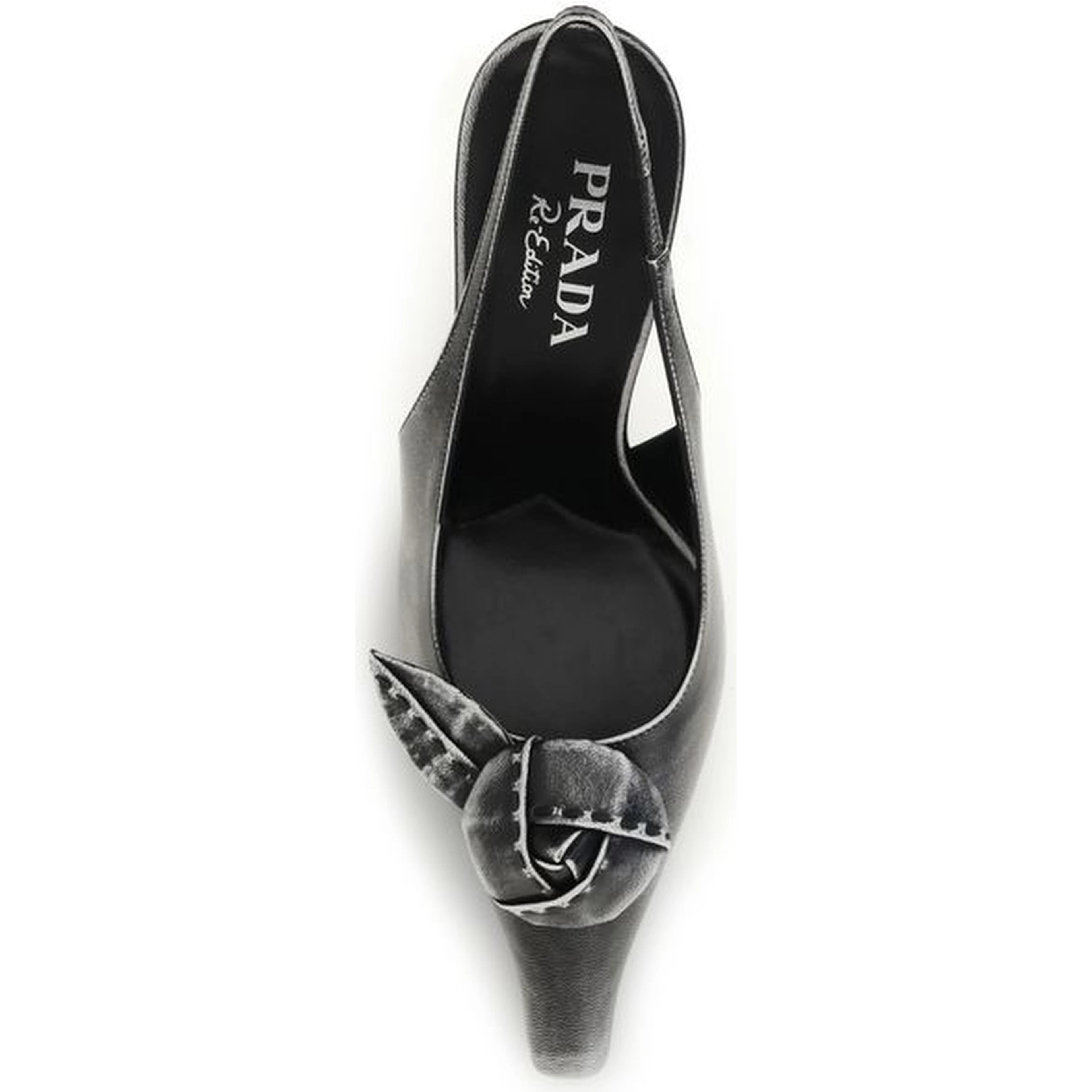 Gray Goatskin High Heel Pumps