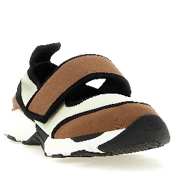 Multicolor Polyamide Athletic Sneakers