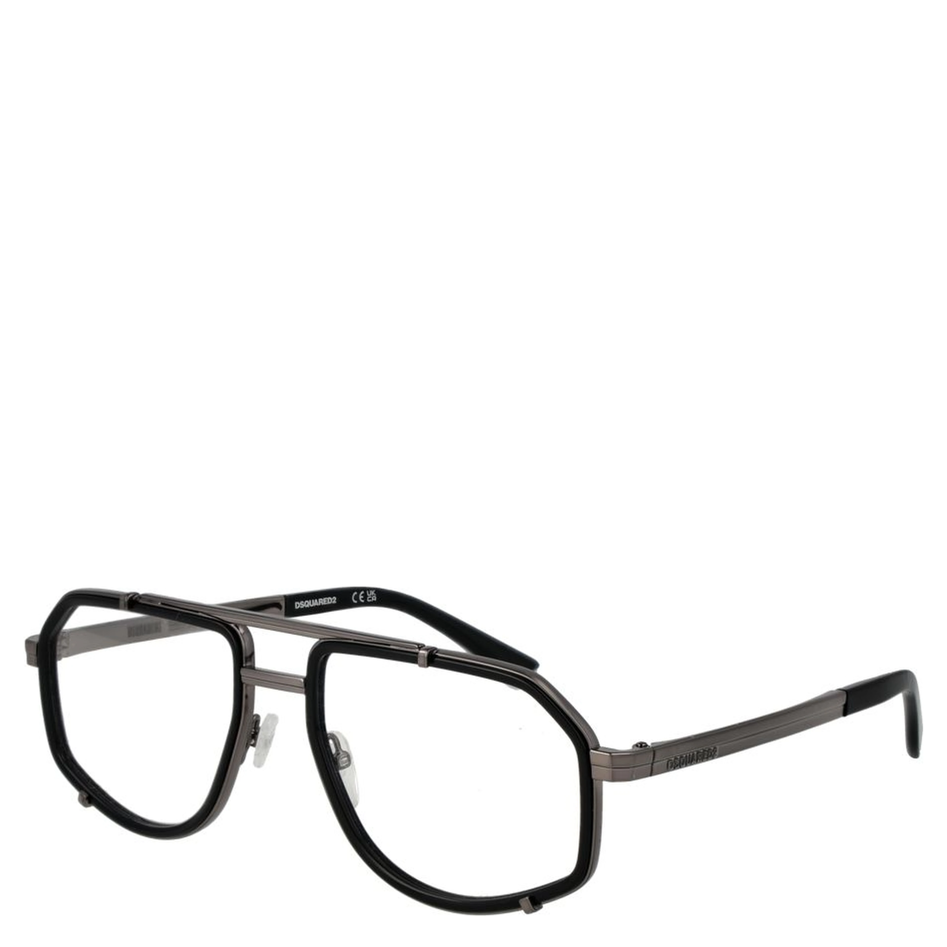 Black Metal Glasses (Frames)