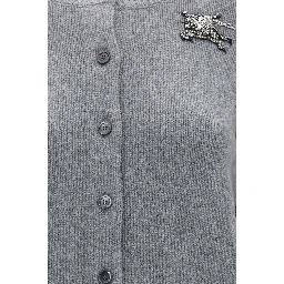 Gray Wool Oves Aries Cardigan