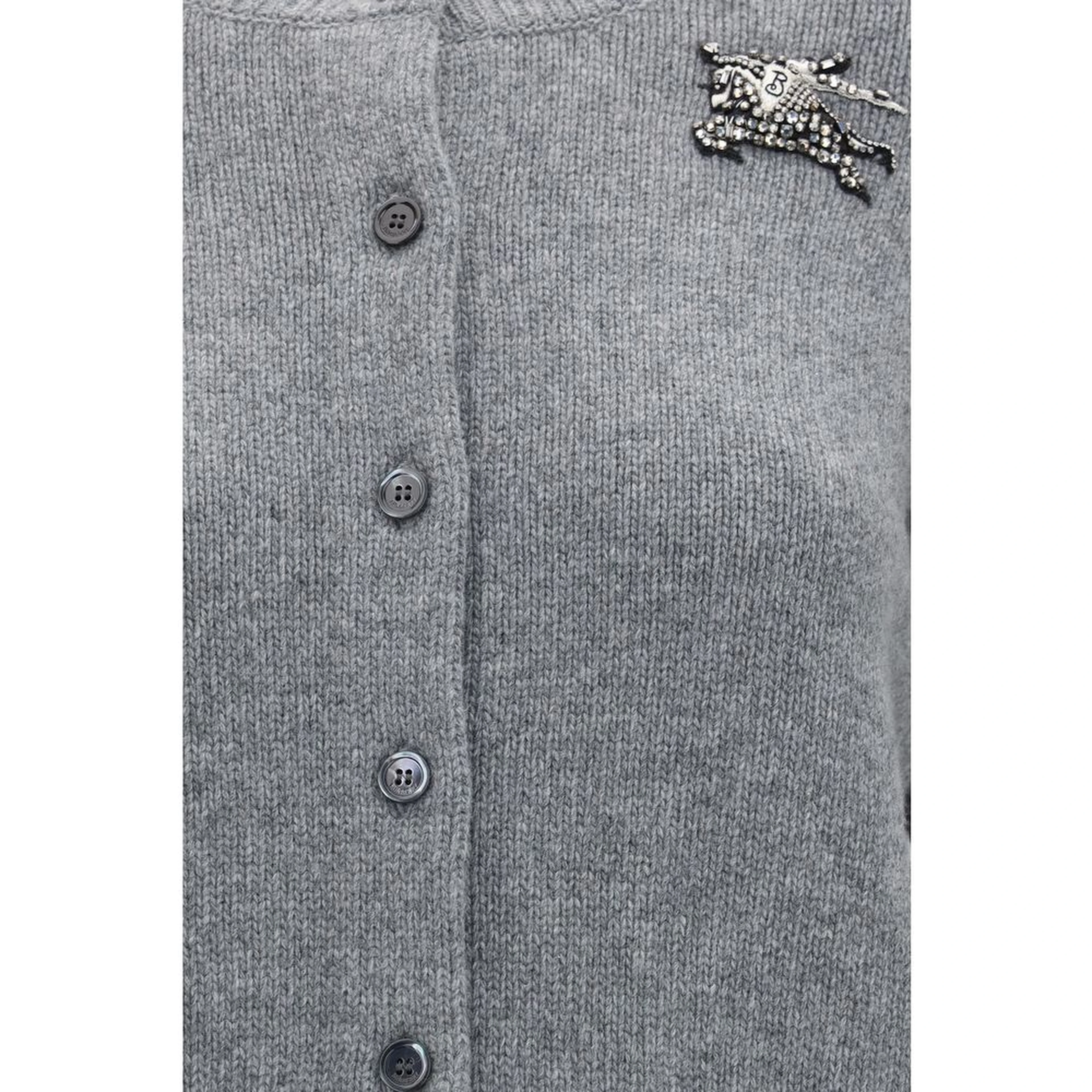 Gray Wool Oves Aries Cardigan