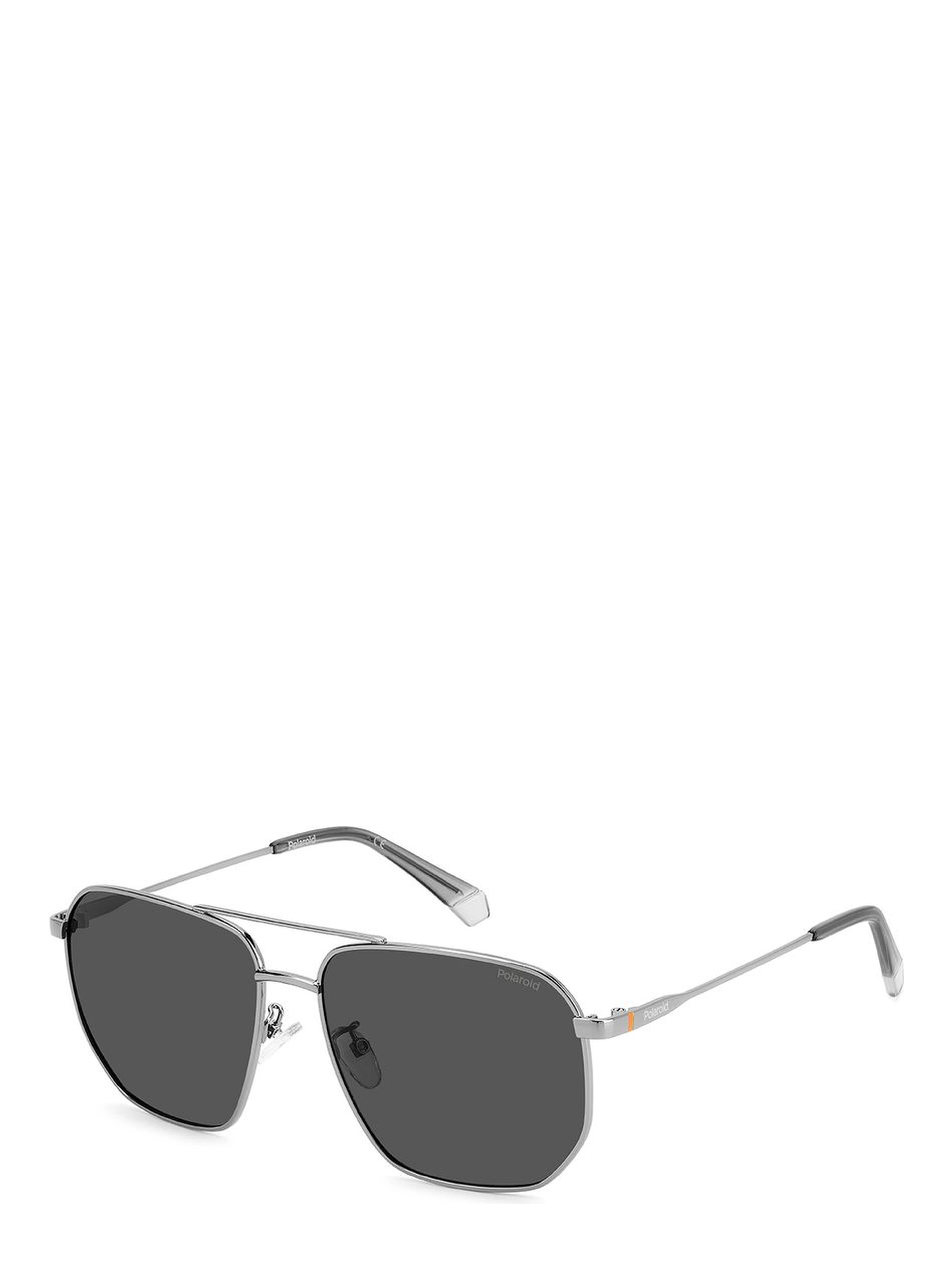 Gray Metal Sunglasses