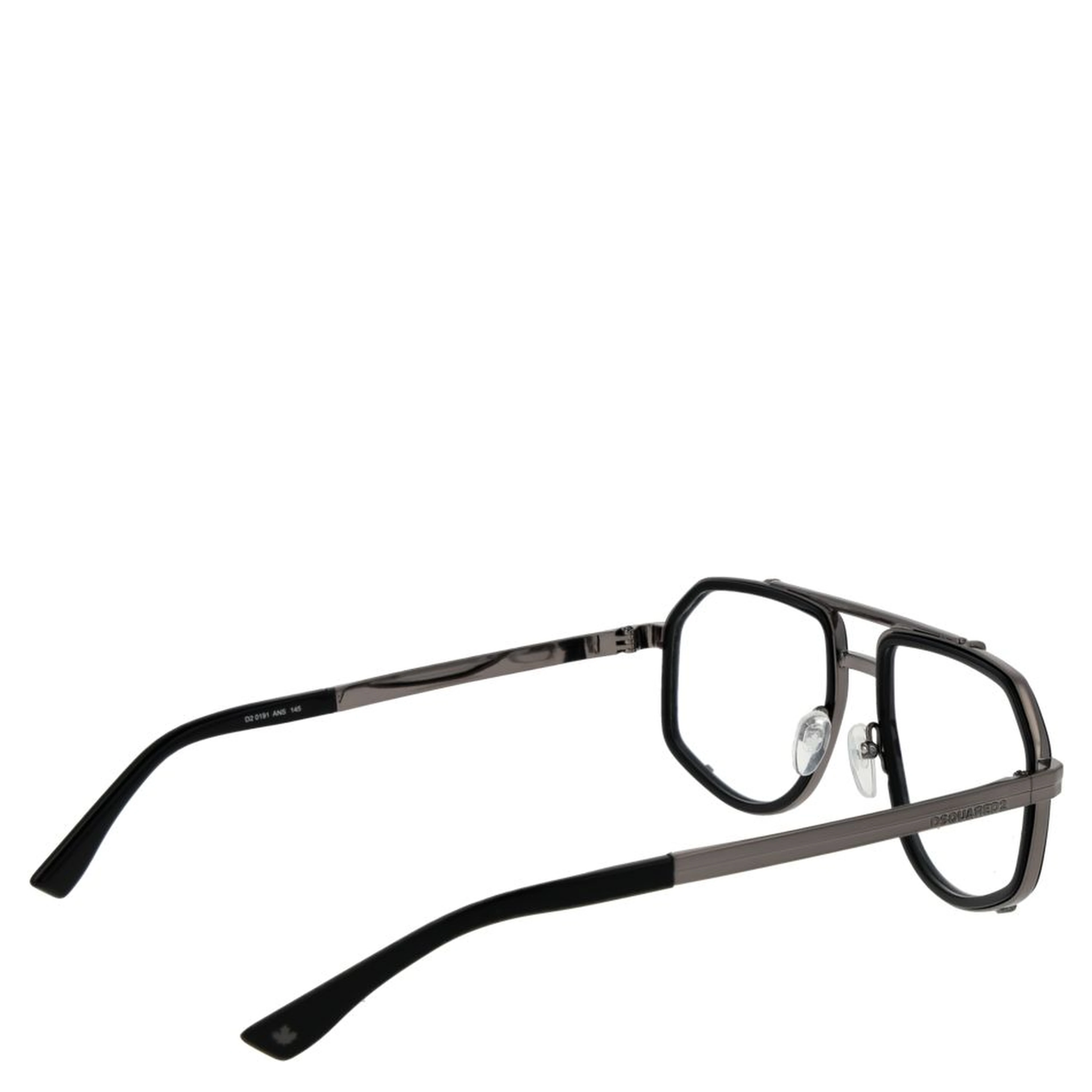 Black Metal Glasses (Frames)