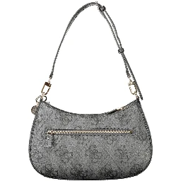 Black Polyurethane Women's Bag
