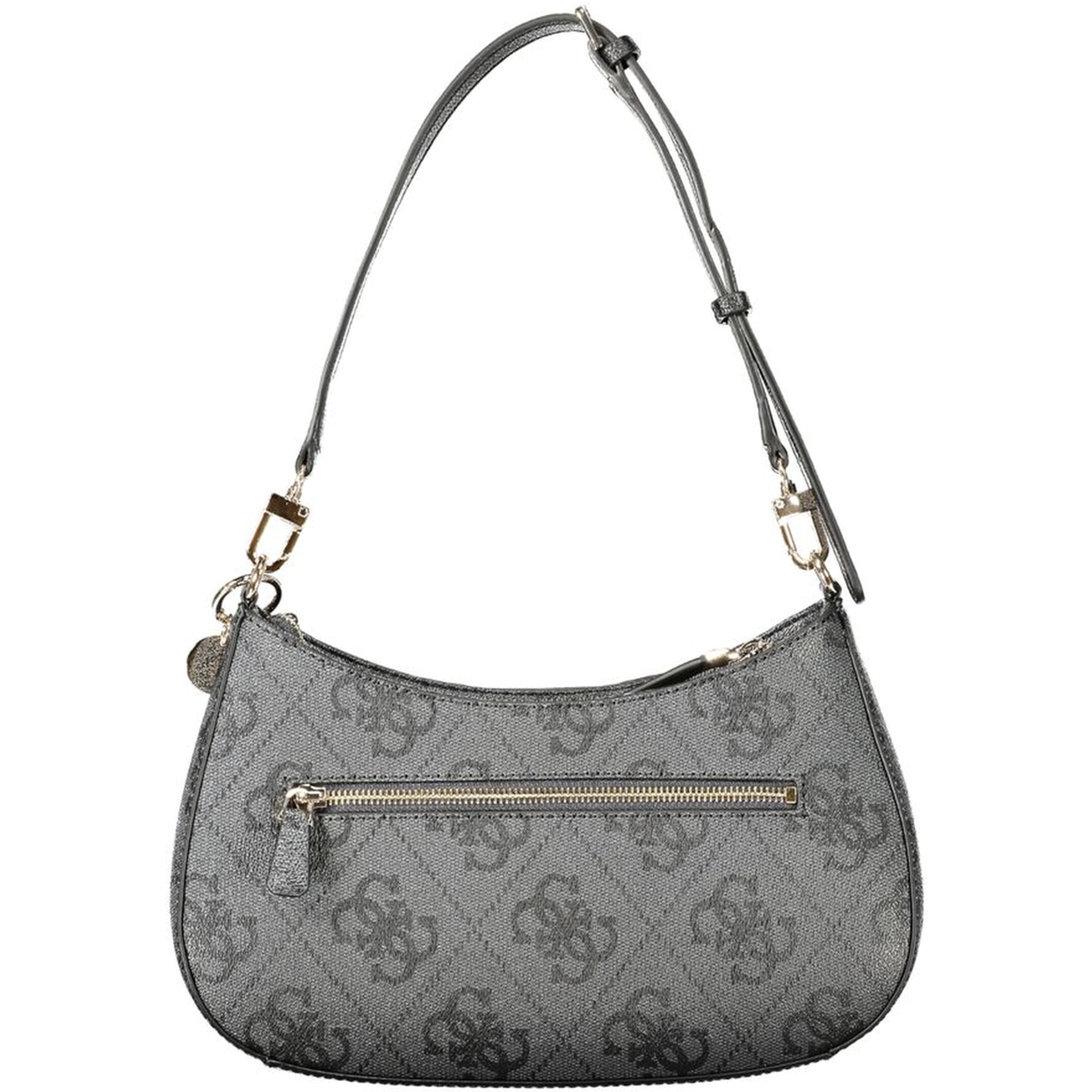Black Polyurethane Women's Bag
