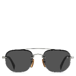 Silver Metal Sunglasses