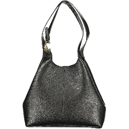Black Leather Women Handbag