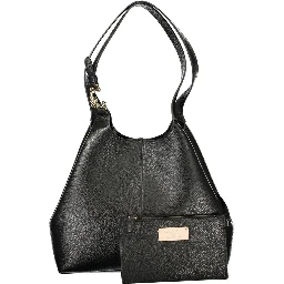 Black Leather Women Handbag