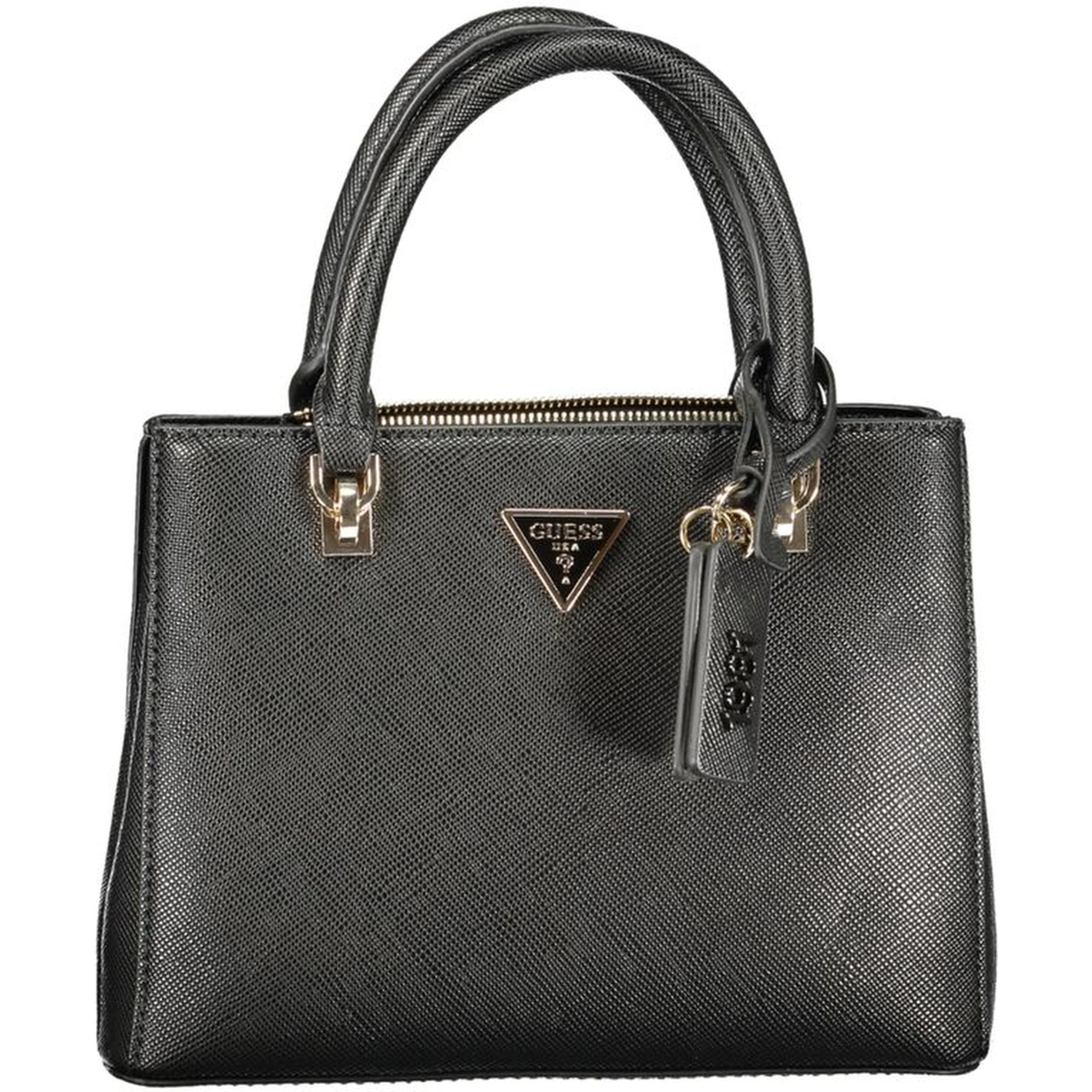 Black Polyurethane Women's Handbag
