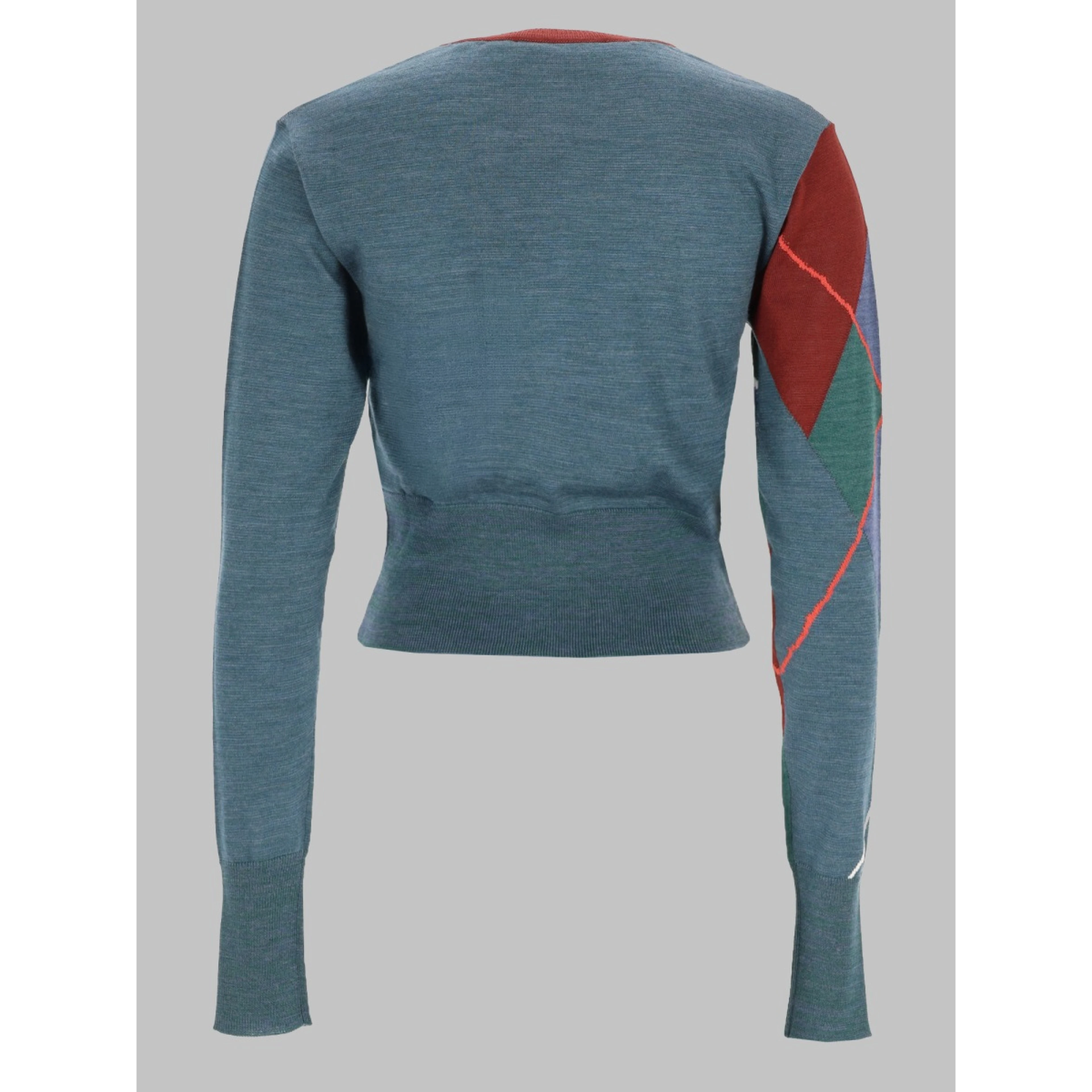 CARDIGAN "ARGYLE" CROPPED