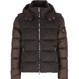 MOORER Coats Dark coffee