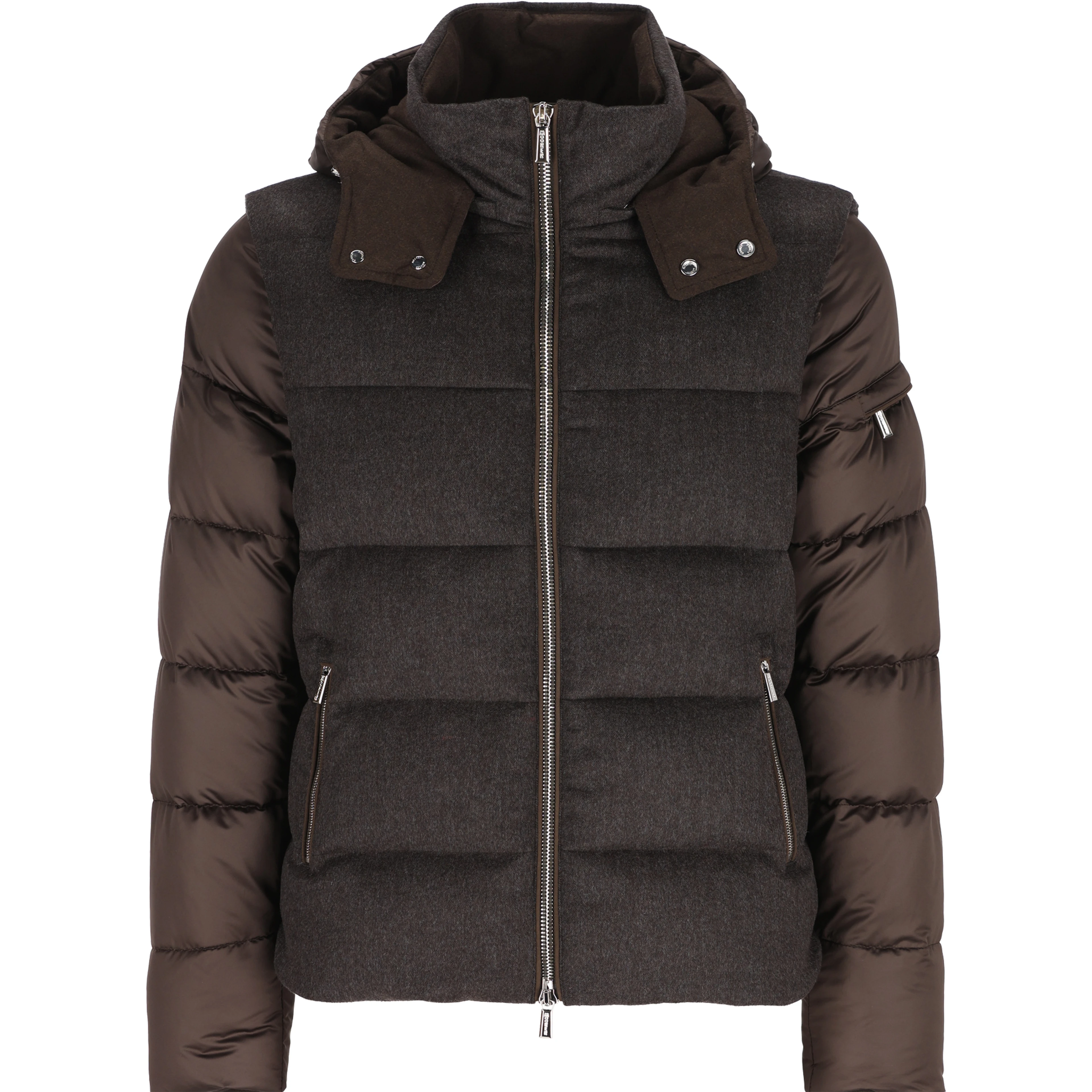 MOORER Coats Dark coffee
