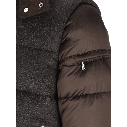 MOORER Coats Dark coffee