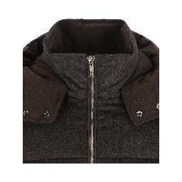 MOORER Coats Dark coffee