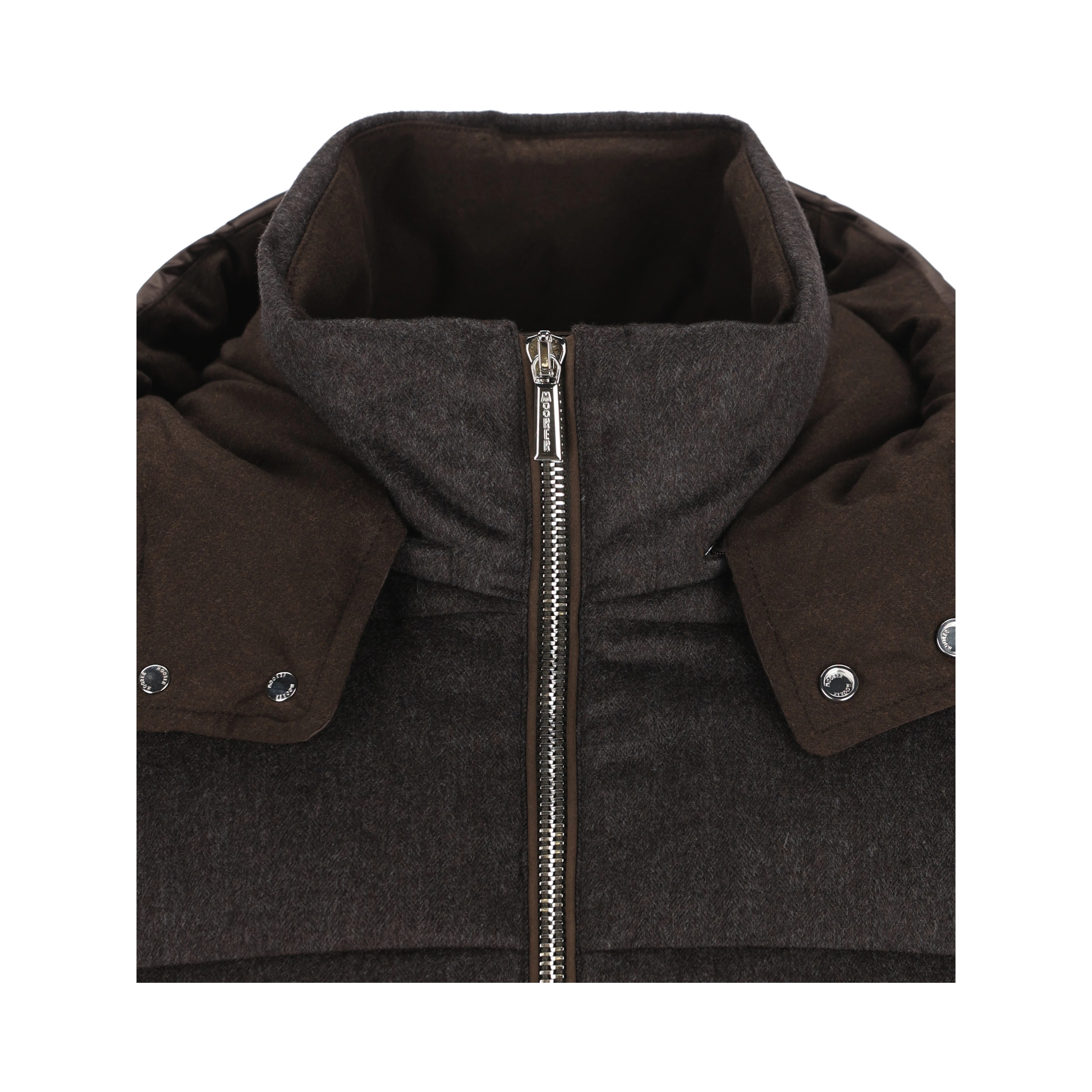 MOORER Coats Dark coffee