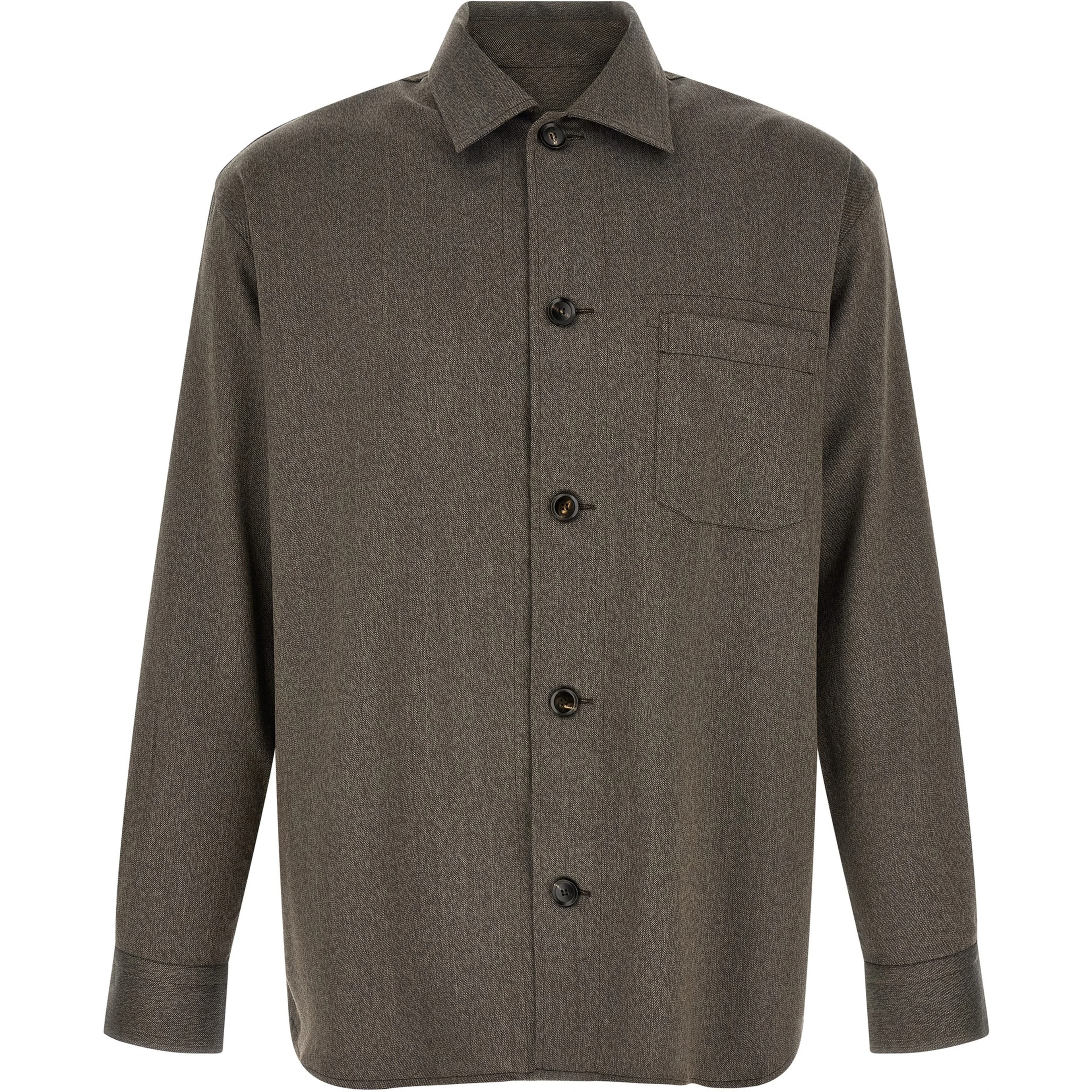 Brown Wool Blouse