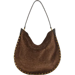 Brown Cowhide Shoulder Bag