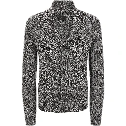 Bicolor Wool Cardigan