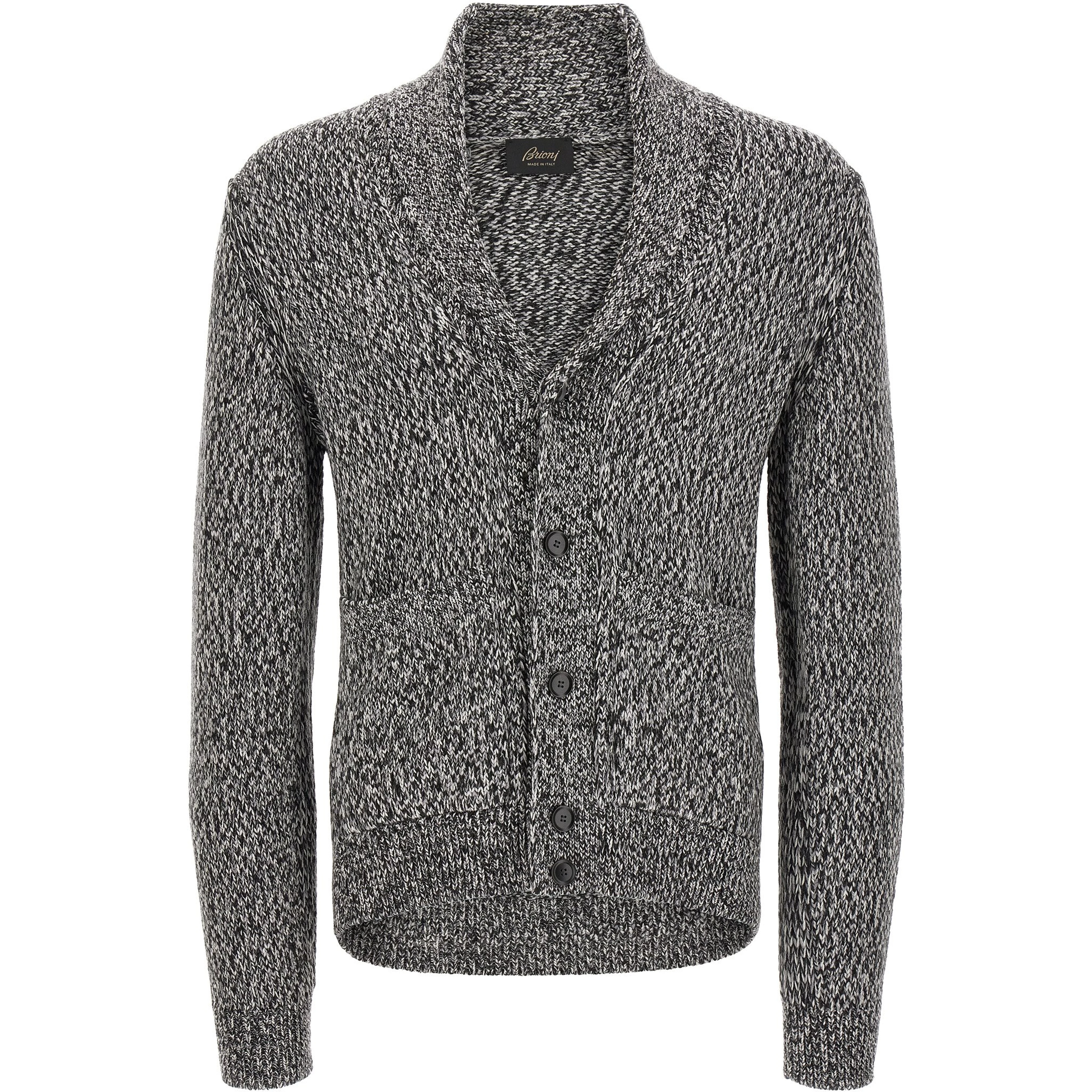 Bicolor Wool Cardigan