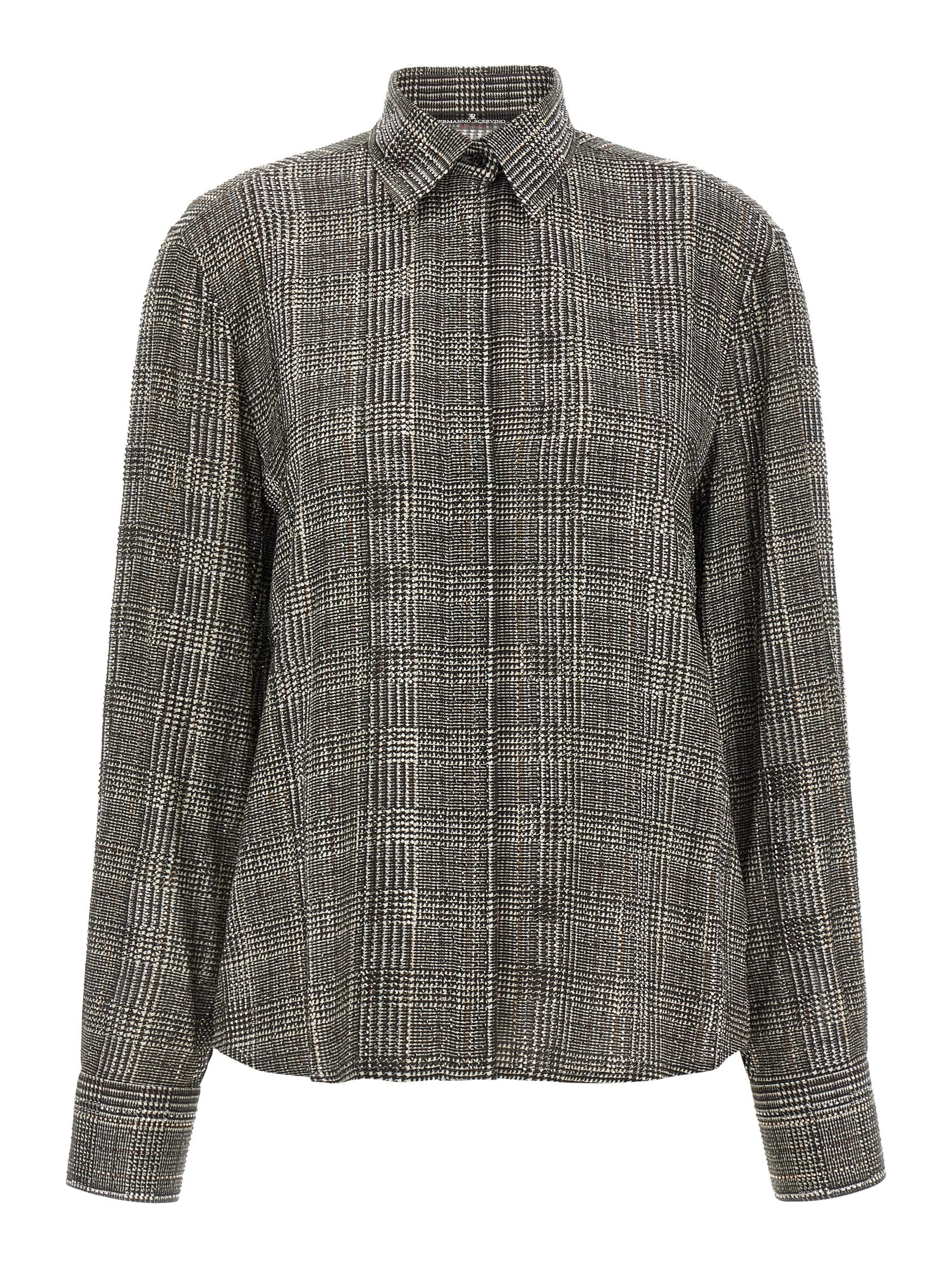 Gray Viscose Blouse