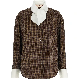 Brown Cotton Blouse