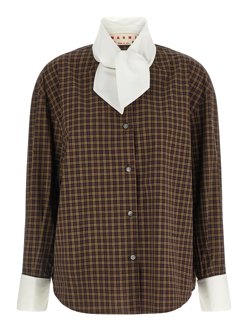 Brown Cotton Blouse