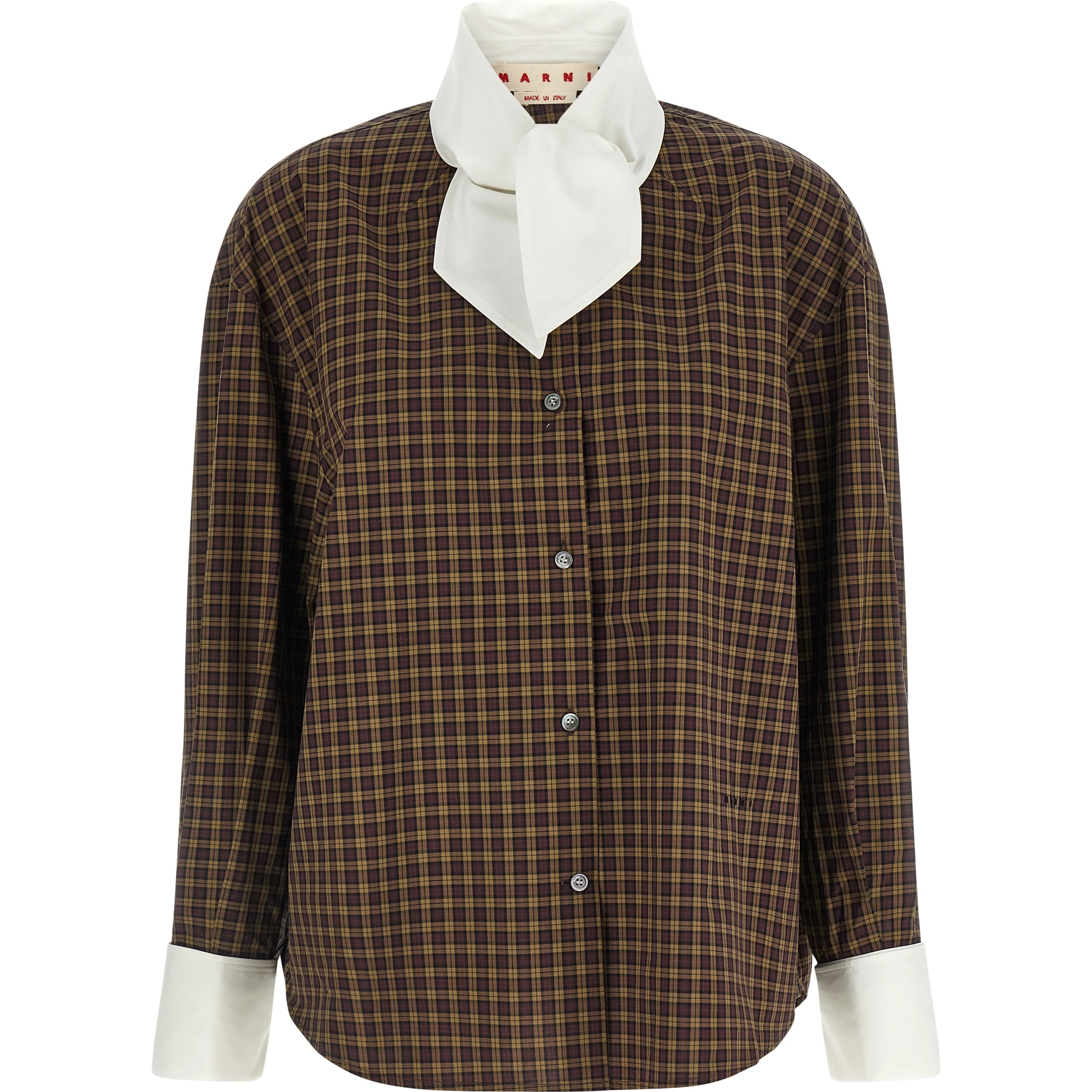 Brown Cotton Blouse