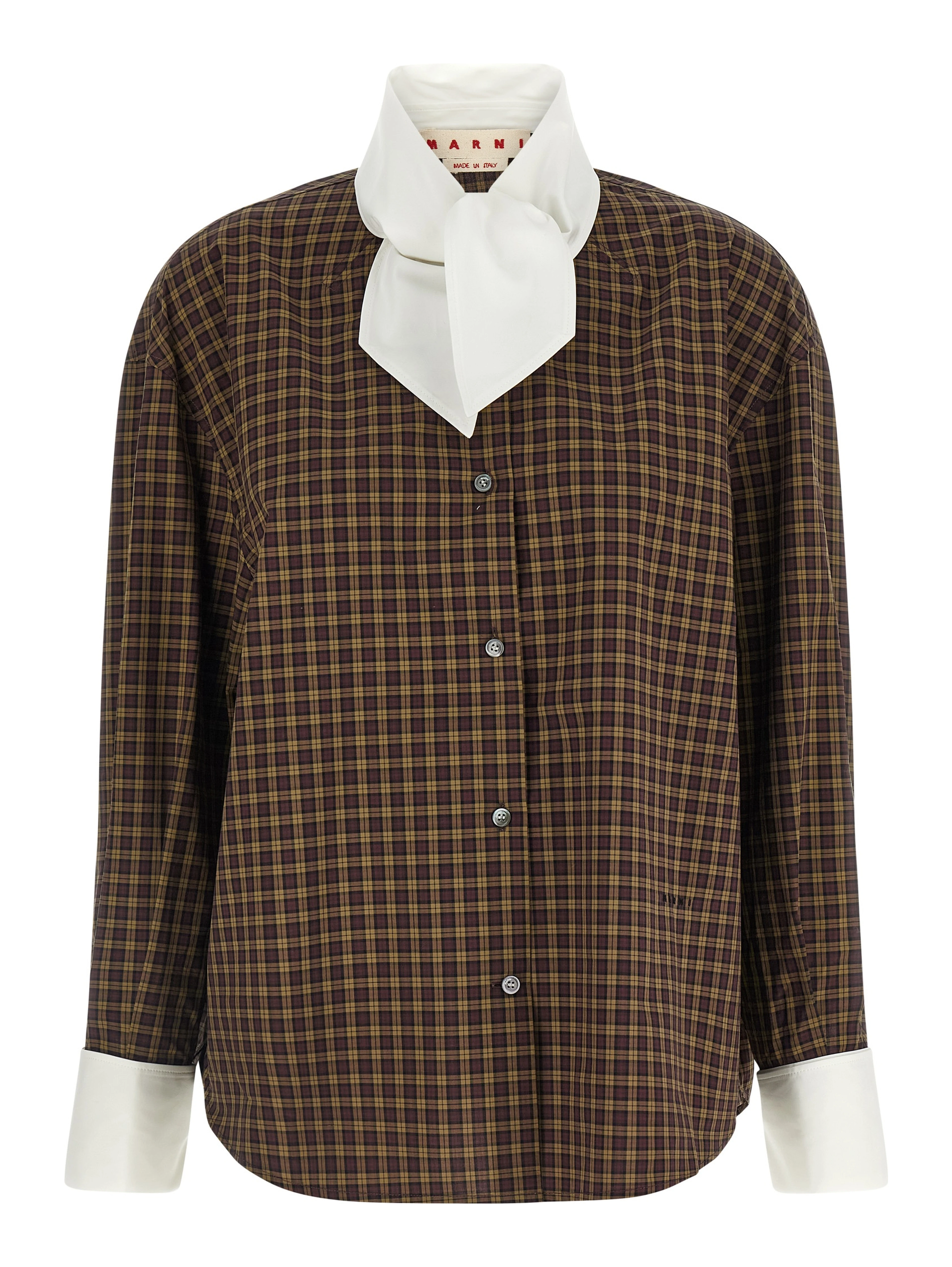 Brown Cotton Blouse