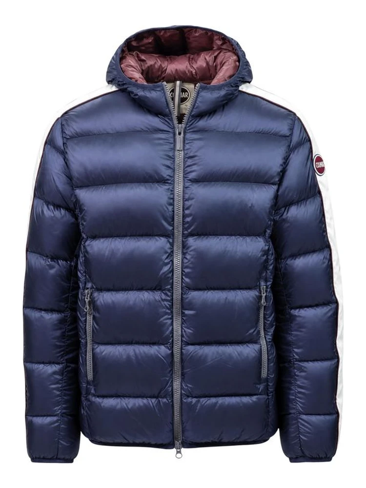 Blue Polyamide Full-Length Jacket alternative