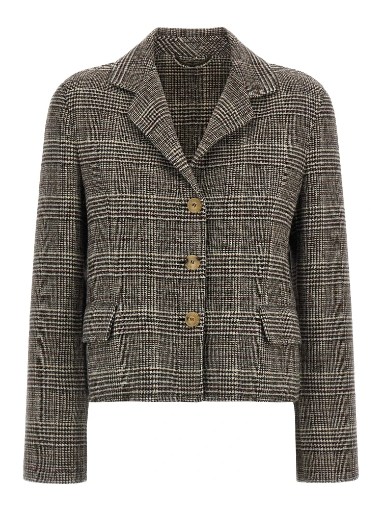 Multicolor Virgin Wool Blazer