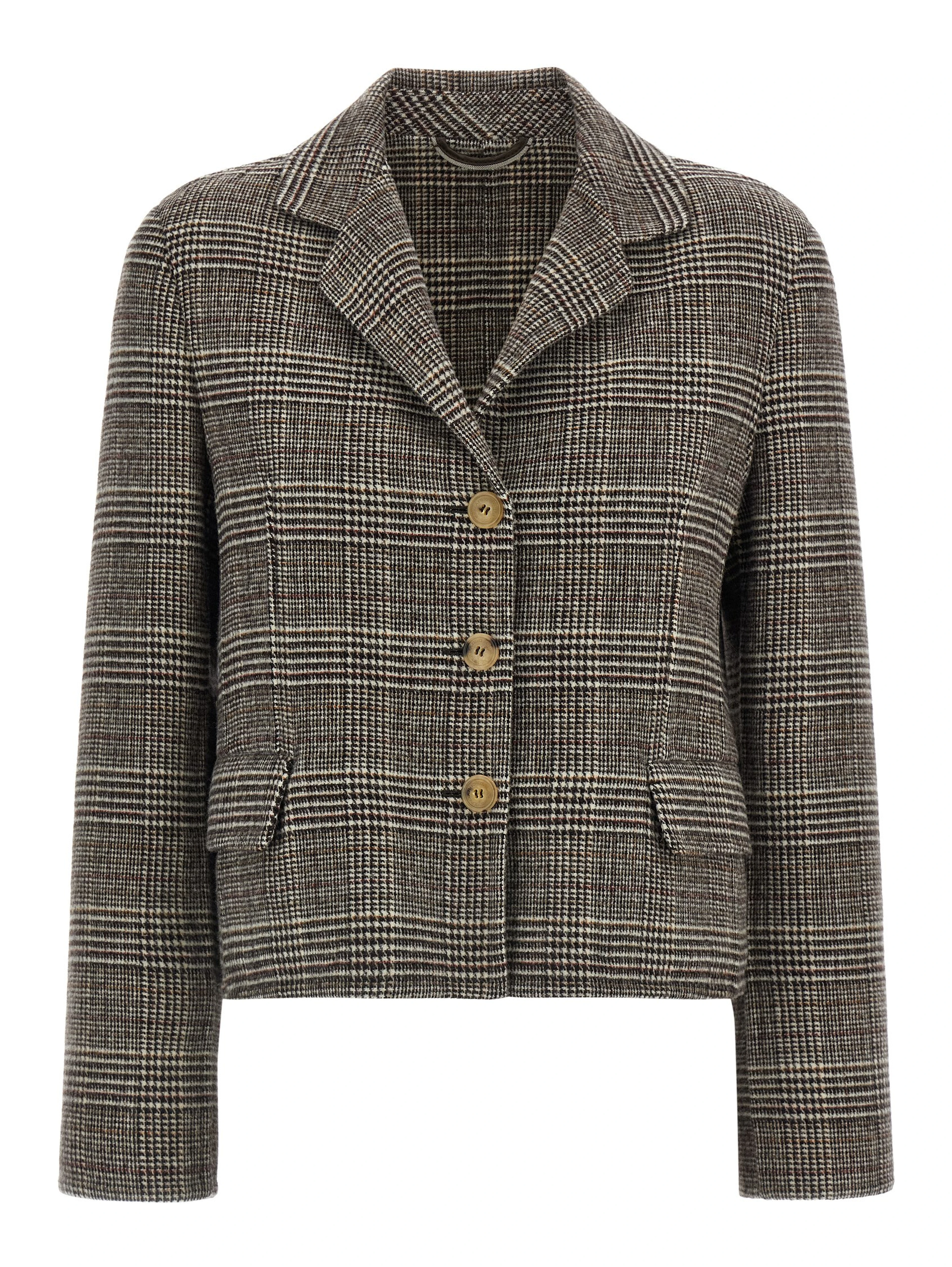 Multicolor Virgin Wool Blazer