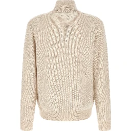 Beige Cashmere Sweatshirt