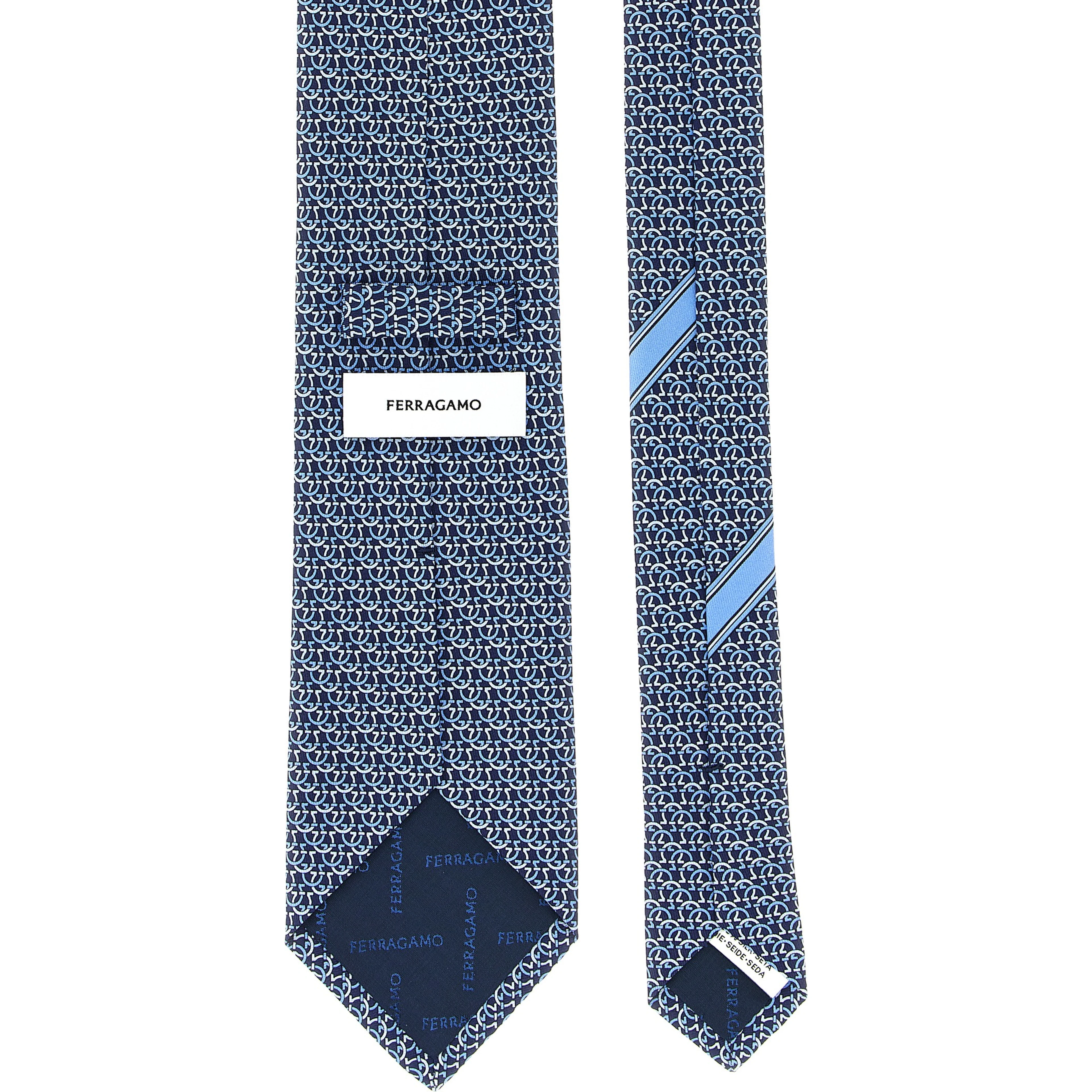 Blue Silk Scarf