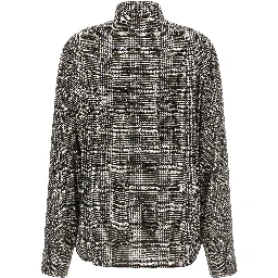 Gray Viscose Blouse