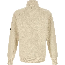 Beige Cotton Sweatshirt