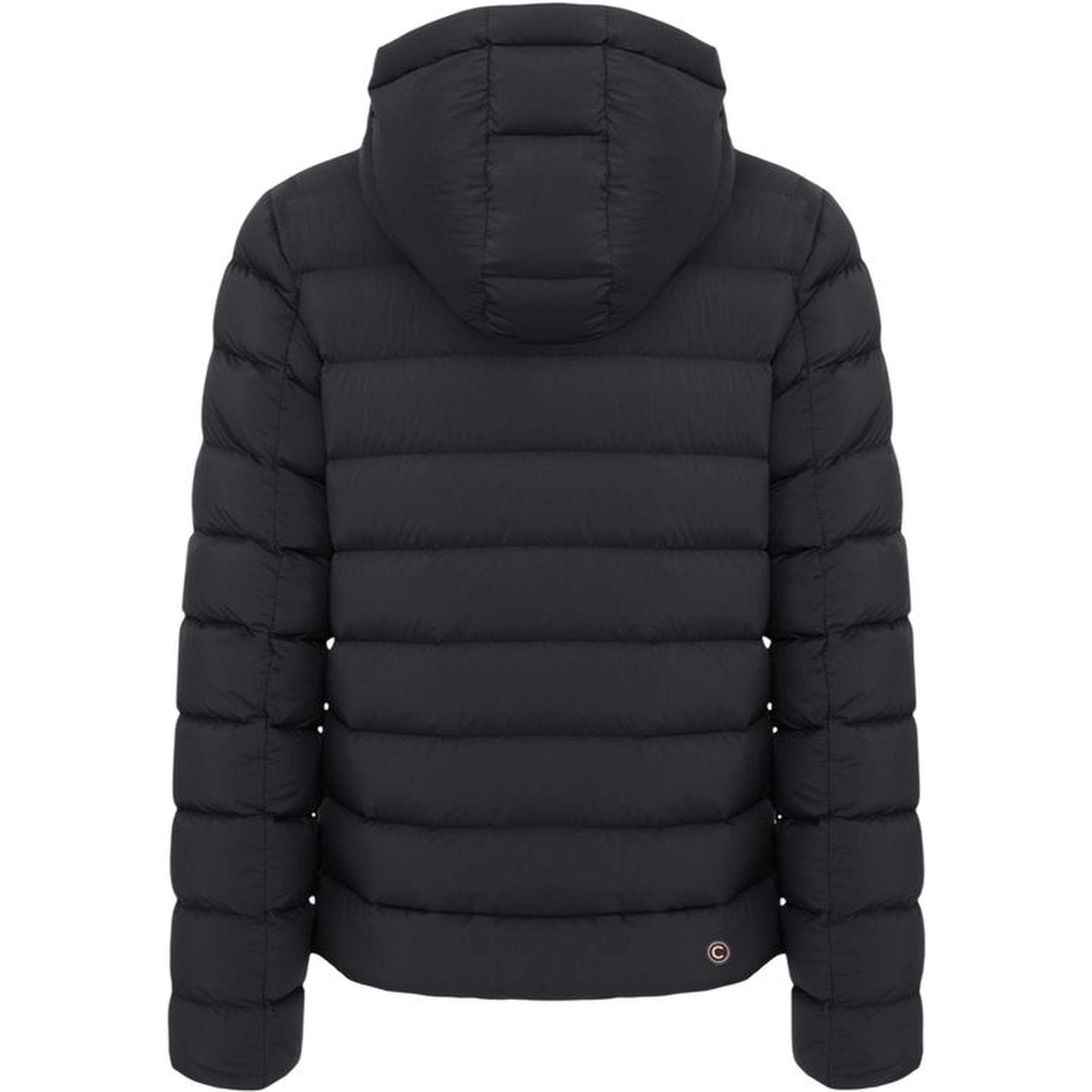 Black Polyamide Full-Length Jacket
