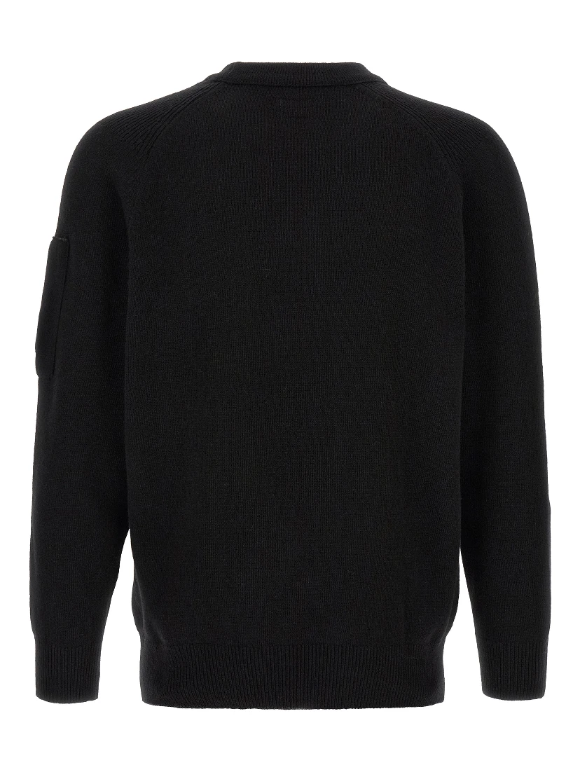 Black Wool Cardigan