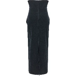 Black Paper Mini Skirt