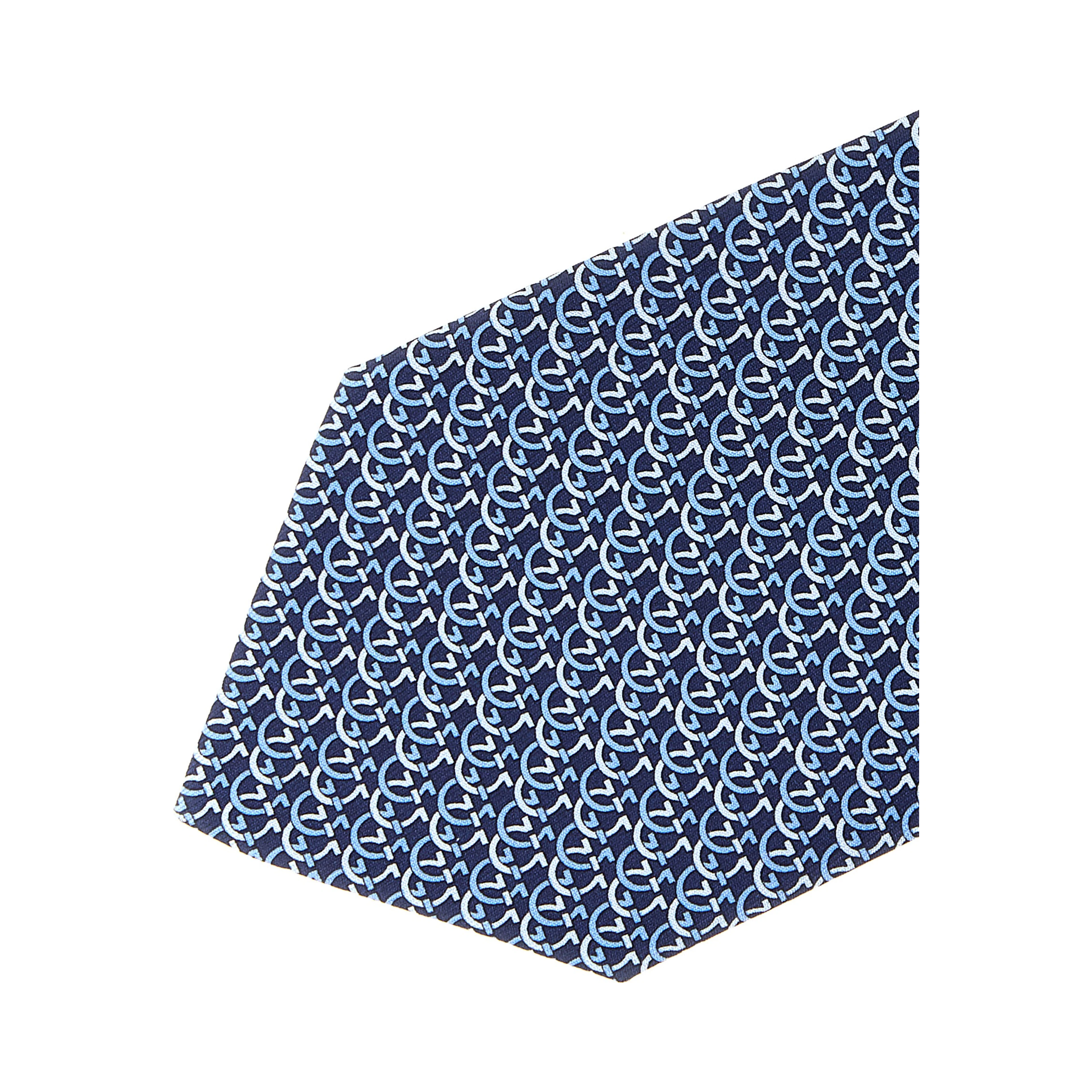 Blue Silk Scarf