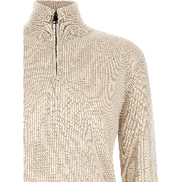 Beige Cashmere Sweatshirt