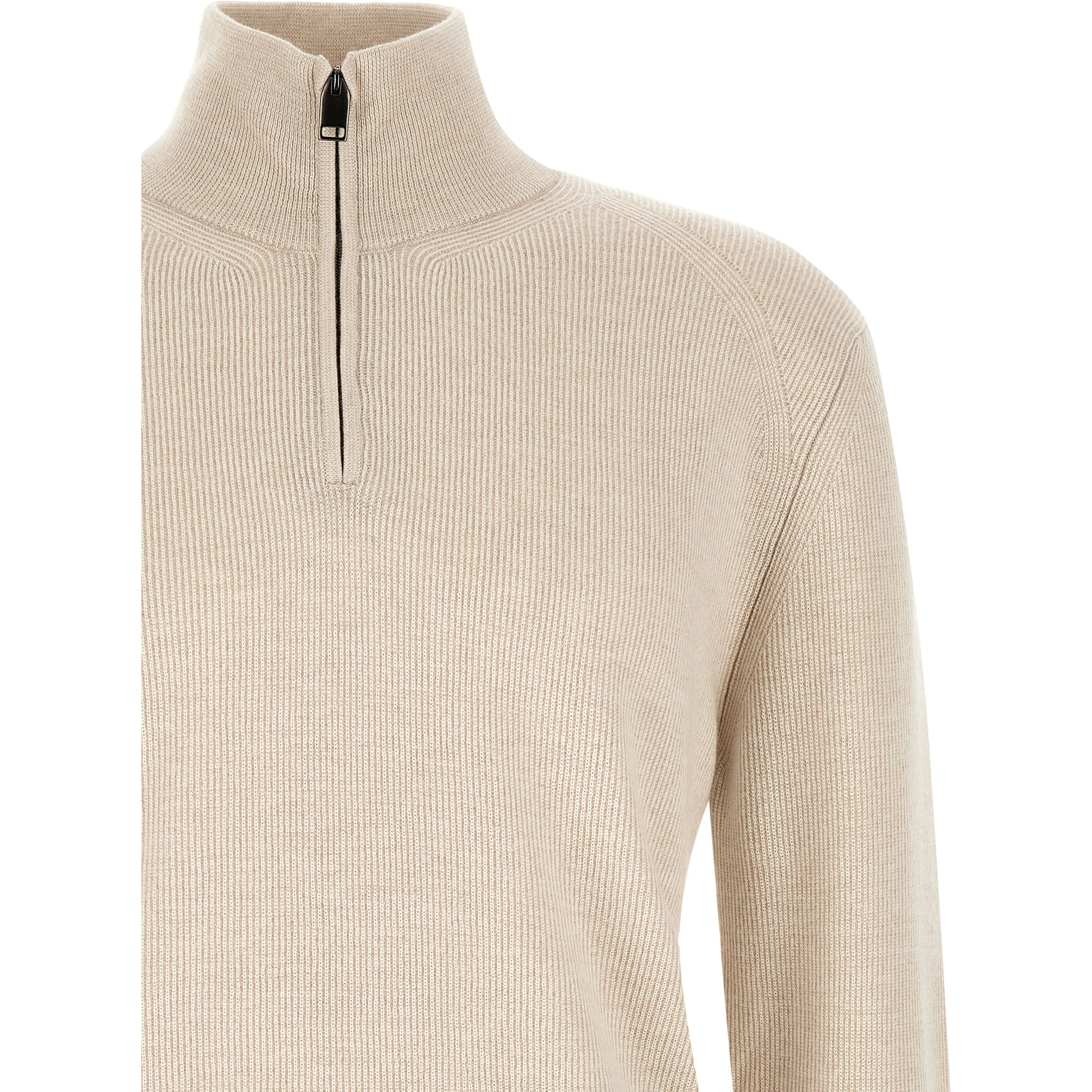 Beige Cashmere Sweatshirt