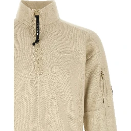 Beige Cotton Sweatshirt