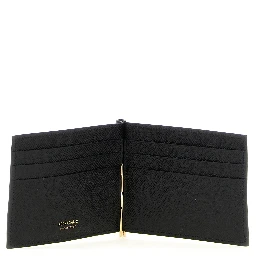 Black Calfskin Money Clip