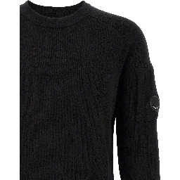 Black Wool Cardigan