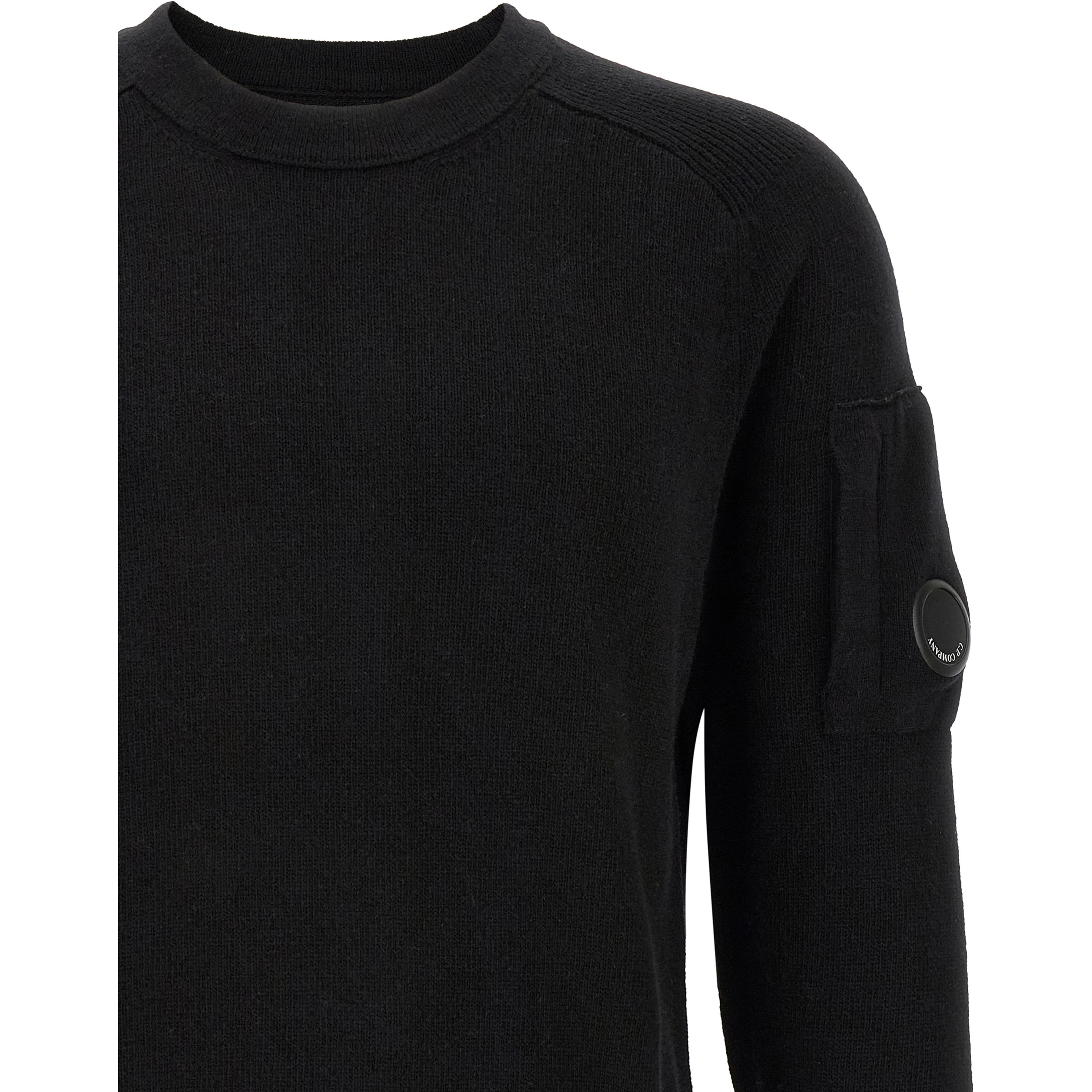 Black Wool Cardigan