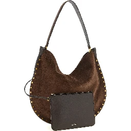 Brown Cowhide Shoulder Bag