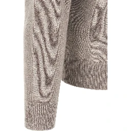 Beige Cashmere Cardigan