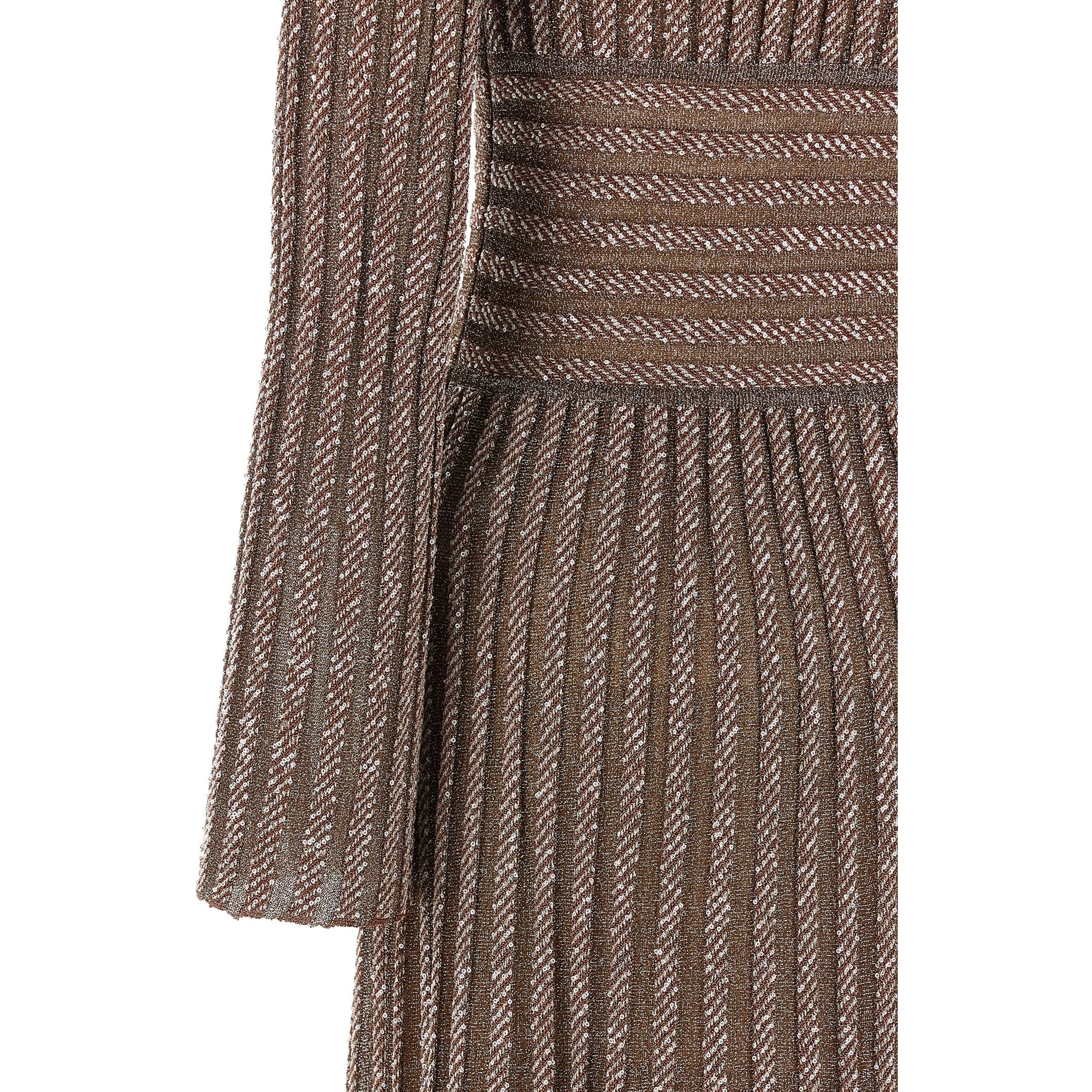 Multicolor Viscose Long Dress